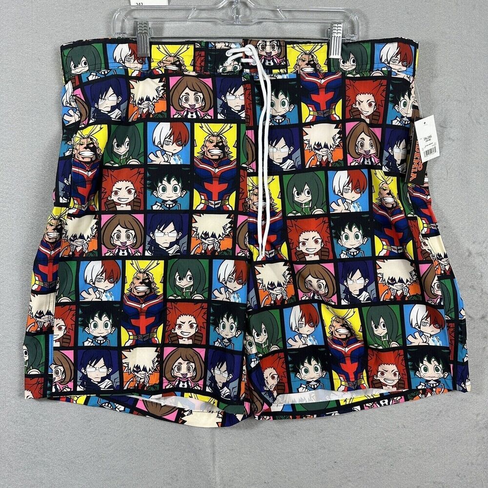 My Hero Academia Funimation Swim Shorts Size 2XL